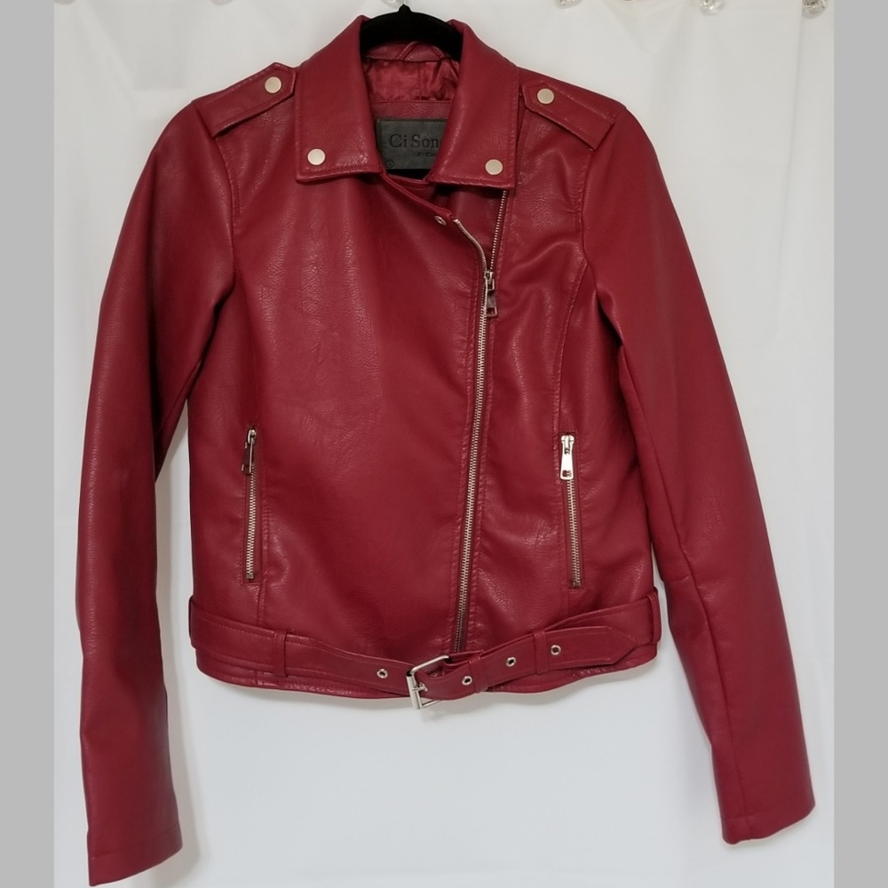 🎉SALE🎉 Red Leather Jacket